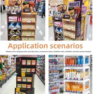 Unit Display Produk Lipat Modern dari Karton untuk Toko Ritel dengan Rak Kartu Pos untuk Buku dan Majalah - Product Image 5