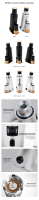 Moulin à expresso professionnel pour la maison DF64V, vitesse de broyage réglable 800-1800 tr/min, puissance 400 W, nouveau DF64V Gen3
