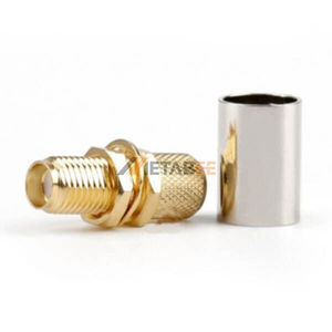 موصل SMA لكابل LMR400 RG8 |   موصل وقابس كهربائي 50 أوم قابل للضغط |   محول ترددات لاسلكية منخفض الفقد لبوابات إنترنت الأشياء الصناعية - Product Image 1