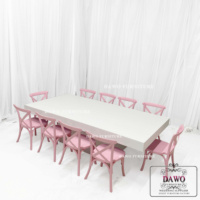 Meubles pour enfants, table et chaise en plastique pour les événements et occasions de fête des enfants