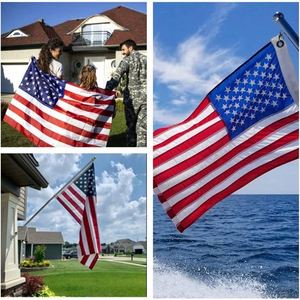 Bandera de EE. UU. Negra con Estrellas Bordadas, Impresa Digitalmente, de Alta Calidad, Personalizada para Campañas, 3x5 Pies, 100D, Directo de Fábrica 2023 - Product Image 5