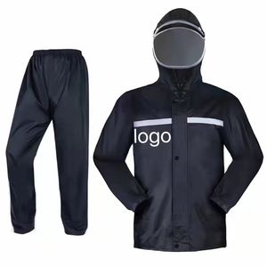 Capa de Chuva Portátil para Adultos em Oxford com Logo Personalizado, Refletiva, para Ciclismo, Caminhada, Camping e Viagens, Impermeável e Segura - Product Image 2