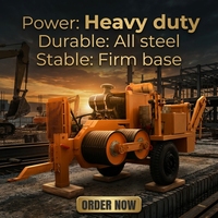 Machine à béton mobile certifiée CE, moteur 3 kW, pour l'entretien routier, haute efficacité, résistante à l'usure, faible bruit, usage domestique