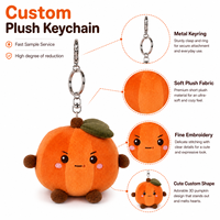 Llaveros de Peluche de Frutas Personalizados de Alta Calidad al por Mayor, Llavero de Peluche Personalizado, Fabricante de Muñecos de Peluche Personalizados