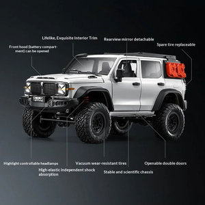 Voiture télécommandée tout-terrain 4x4 MN300 RC Crawler 1/12, modèle de véhicule d'escalade sur rochers à l'échelle réelle 2.4G, jouets pour enfants et adultes, cadeaux - Product Image 5