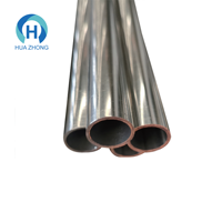 Tubo Cuadrado de Acero Inoxidable 304 de 30x30 mm, Sección Hueca para Estructura de Construcción, Barandilla, Valla
