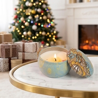 Bougie parfumée au bois de santal et au cèdre | Arôme chaud, terreux et durable | Décoration de salon Cozy Home Living Room, bougie en cire de soja, fabrication sur mesure en gros, OEM