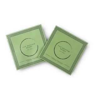 Matte Food Storage Colored Heat Seal Aluminum Foil Silver Mylar Packaging Smell Proof Pouch 3 Side Seal Tea Sachets Bag