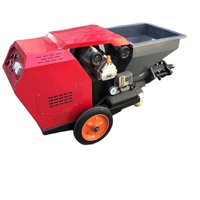 Machine à projeter du mortier électrique, équipement de plâtrage mural robuste pour les chantiers de construction et les bâtiments industriels
