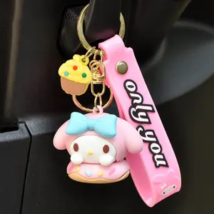 Cute Cartoon Doll Keychain Girl Backpack Pendant Creative Couple Gift Wholesale Keychain