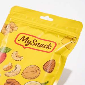 Bolsa de plástico con cierre zip personalizada para envasar refrigerios y alimentos secos, a prueba de humedad. - Product Image 5