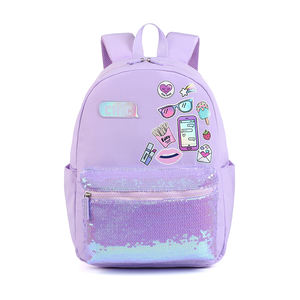 Mochila escolar ligera con lentejuelas rosas encantadoras superventas para niñas y niños mochilas escolares impermeables con compartimento para ordenador portátil - Product Image 3