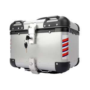 אופנוע אלומיניום אחסון זנב pannier תיבות 28l 32l 36l 45l 55l 65l <span class=keywords><strong>80l</strong></span> 100l בצד אופנוע עמיד למים 3-קופסא - Product Image 1