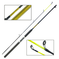 Alpha Fiberglass joran pancing gulung cepat, tongkat pancing Medium berat 2 potong 6'6 "harga murah