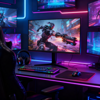 Monitor Ultra WLED 4K UHD de 32 Pulgadas, 144Hz HDR, con Interfaz DP para Escritorio/PC/PS5
