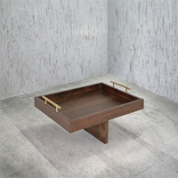 Plateau en bambou commercial au design moderne, jetable, irrégulier, pour fruits secs chinois, idéal pour la restauration, les hôtels et le service de thé.