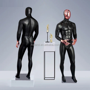 Thời Trang Rose Gold Kim Cương Mặt Matt Đen Đầy Đủ Cơ Thể Kinh Doanh Phù Hợp Với Nam Mô Hình Mannequin Cửa Sổ Hiển Thị Người Đàn Ông Quần Áo Hiển Thị Dummy - Product Image 2