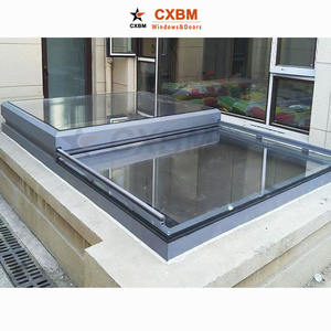 Alto sellado impermeable aleación de aluminio Vertical eléctrico automático deslizante retráctil vidrio techo ventana tragaluz <span class=keywords><strong>para</strong></span> <span class=keywords><strong>escaleras</strong></span> - Product Image 6