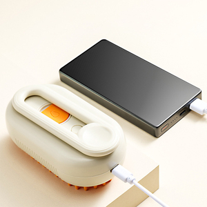 แปรงนวดไอน้ำสำหรับสุนัขและแมวแบบหมุนได้ ชาร์จด้วย USB ขายส่ง - Product Image 4