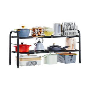 Étagère de cuisine extensible Najie à 3 niveaux, support de rangement multifonctionnel pour casseroles, fabriqué au Guangdong - Product Image 2