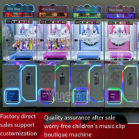 Machine à griffes miniature en gros, jouet à pièces, console de jeu pour enfants avec accepteur de billets, matériau en peluche pour l'amusement