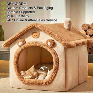 Pet <b>House</b> Luxury Modern Detachable Foldable Cat Sofa <b>Bed</b> Washable Eco-Friendly Durable for Small Pets Indoor/Outdoor Use - Product Image 1