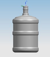 Nouvelle Arrivée Machine de Soufflage Semi-Automatique pour Bouteilles d'Eau pour Animaux de Compagnie 5 Gallons (15L-20L) avec Pompe à Haute Productivité PC PP, Moteur PLC et AirTac
