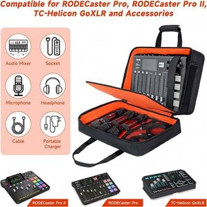 BSCI Factory Custom Audio Mixer Travel <b>Case</b> Protective DJ Mixer Storage Bag for Microphones and More Podcast Equipment - Product Image 2