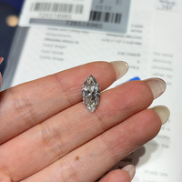 Prix d'usine en gros Diamant synthétique 0.5CT 1CT 2CT 3CT 4CT 5CT DEF VS VVS taille Marquise Diamant cultivé en laboratoire en vrac