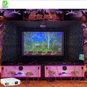 เครื่องฉายภาพเกม 3 มิติ สำหรับสนามเด็กเล่น Jiaqile แบบแข่งขันหลายคน ความละเอียด 1920x1080 รับประกัน 1 ปี - Product Image 4