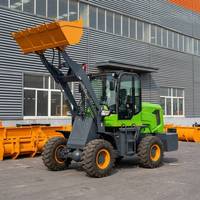 Chargeuse sur pneus électrique 1,5 tonne à batterie, mini-chargeuse frontale compacte zéro émission, prix usine, à vendre