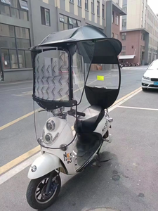 Pare-soleil pour vélo électrique, entièrement couvert, pour motos, scooters, pare-soleil pluvieux, pare-soleil manuel - Product Image 3