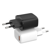 Chargeur rapide EU Plug QC3.0 18W USB, chargeur mural universel, adaptateur de voyage pour iPhone 15 14 Samsung S24 Xiaomi