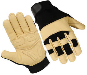 ถุงมืออเนกประสงค์ Hi-Vis,ถุงมือทำงานสะท้อนแสงกันรอยที่นิ้วมือ TPR - Product Image 3