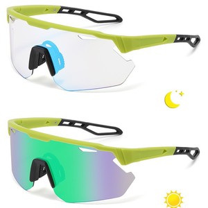 Lunettes de cyclisme avec monture en PC, verres photochromiques, protection UV400, coupe-vent, pour sports de plein air - Product Image 3