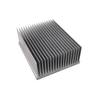 Profil Aluminium OEM produsen Skived Fin elektronik penyerap panas Aluminium disesuaikan Heatsink