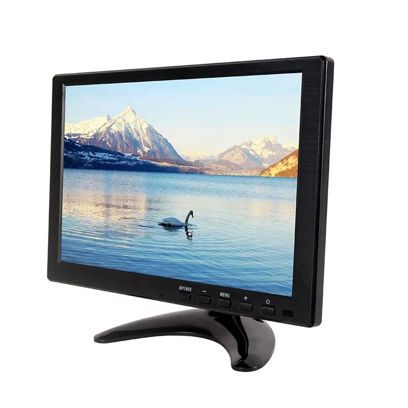 ORAY HD IPS Desktop Led Monitor 10.1 Inci Industri dengan VGA AV DIV RS232 Input RS232