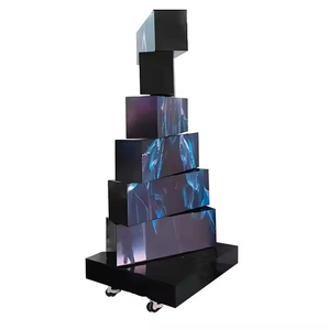 LED 디스플레이와 기계식 회전 화면 디스플레이 시스템이 있는 6-Layer P1.9 쇼케이스 - Product Image 1