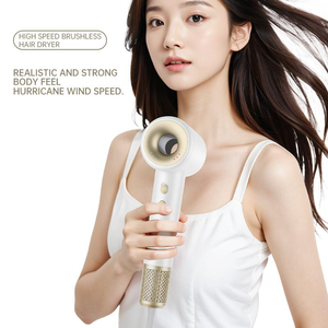 Secador de Pelo de Alta Velocidad sin Aspas, Iones Negativos, Alta Potencia, Nuevo, Portátil, Secado Rápido, Fuerte Circulación de Aire - Product Image 2