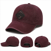 Gorra de béisbol táctica de lujo OEM de fábrica directa, de lona desgastada transpirable, con parche de PVC tonal personalizado, para uso urbano, común y privado