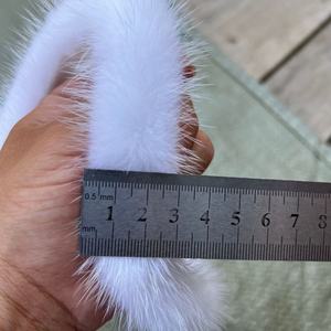 Fornitura all'ingrosso prezzo a buon mercato striscia di pelliccia di visone naturale vera pelliccia di visone - Product Image 4