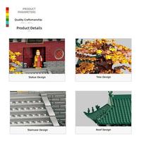 Set de Construcción Personalizado de Ladrillos Encajables MOC Intrincado Estilo Espiritual de 1526 Piezas