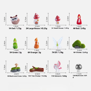 Nuevo unicornio y elfo <span class=keywords><strong>enano</strong></span> DIY ornamento accesorios musgo Micro paisaje Mini ornamento - Product Image 2