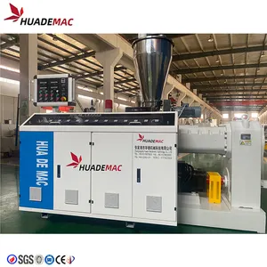 Full-automatic SJSZ80/156 PVC / UPVC Pipe Plastic Extruder Machine