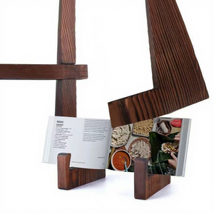 Support de recettes en bois en forme de L, support de lecture pour comptoir de <span class=keywords><strong>cuisine</strong></span>, support de cadre photo vintage créatif personnalisable, rangement - Product Image 3