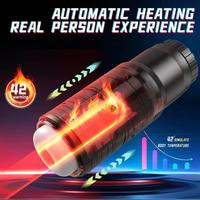 Automatische Beheizte Saug- und Vibrations-Masturbationsmaschine Sexspielzeug für Erwachsene Männer-Masturbator-Becher MMA-037 Hergestellt in China
