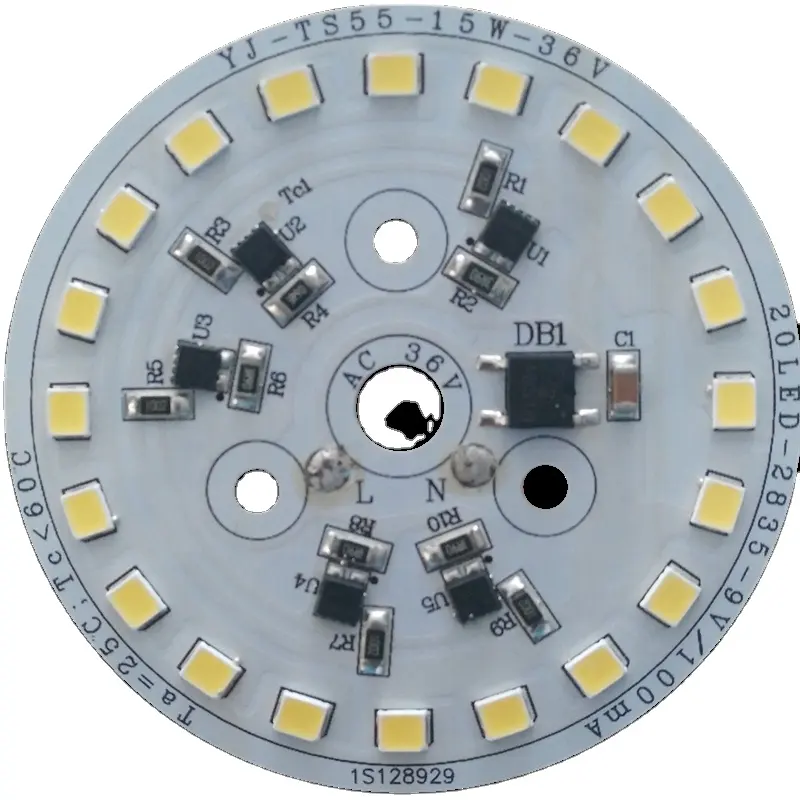 CE FCC PSE c-tick 15W AC 36V /24V /12V AC modul LED papan PCB LED Driverless untuk lampu bohlam dan lampu sorot