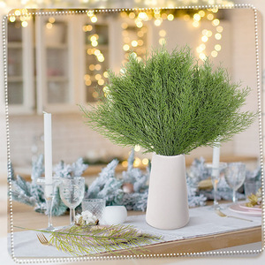 Branche de pin artificielle verte de 35 cm, haute simulation, pour décoration intérieure de Noël, fleur décorative, accessoires de photographie - Product Image 2