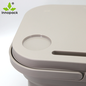 Panier de pique-nique multifonctionnel pliable en plein air beige de bonne qualité Panier de camping en plein air pliant portable avec table - Product Image 3