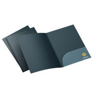 Carpeta DE PRESENTACIÓN DE PAPEL DE DOCUMENTO DE NEGOCIOS DE OFICINA A5 A4 impresa personalizada